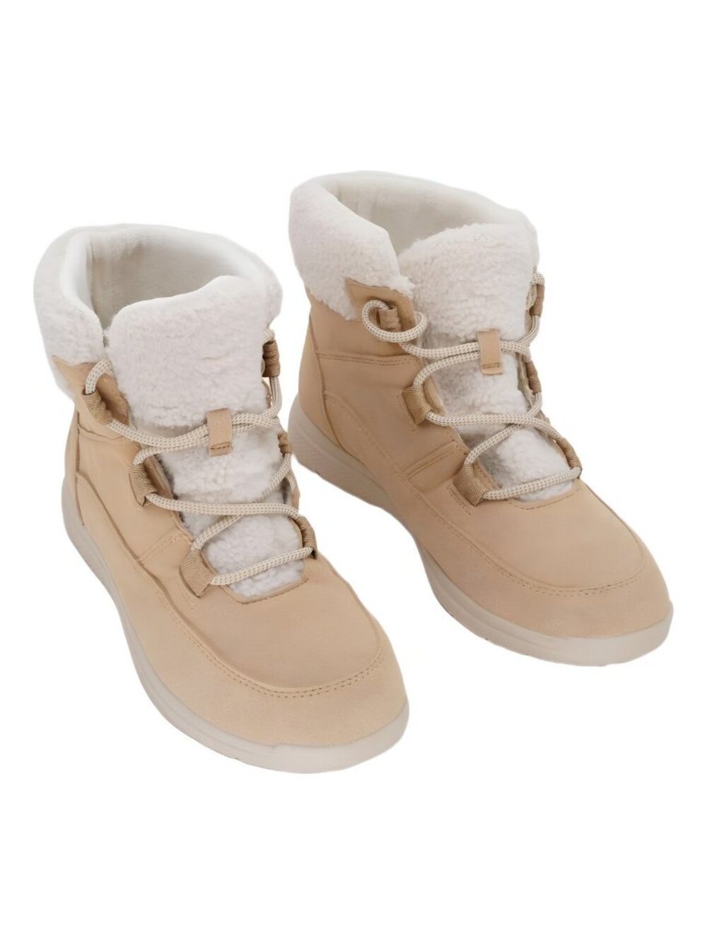 JBU Womens Freeze Round Toe Bootie Boot Tan Size 10M